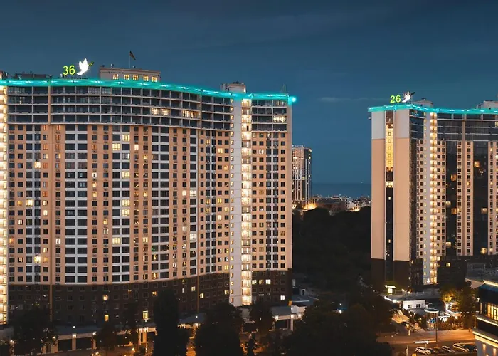 Apartment двухкомнатная в аркадии с двумя кроватями две отдельные спальни! Odessa